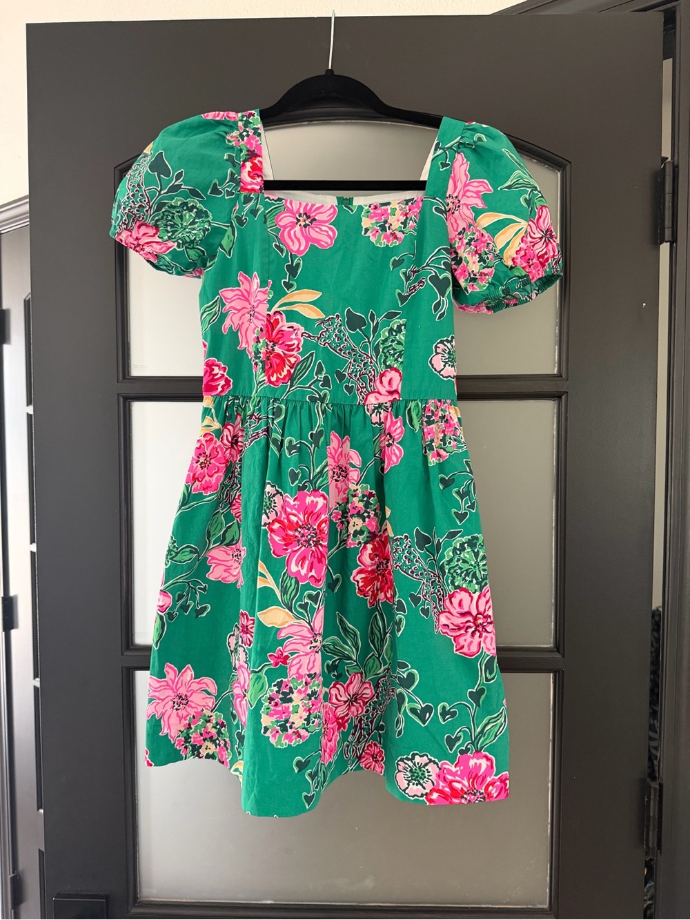 Lilly Pulitzer Girls Shivangi Dress in Multi Safari Sanctuary Size 12